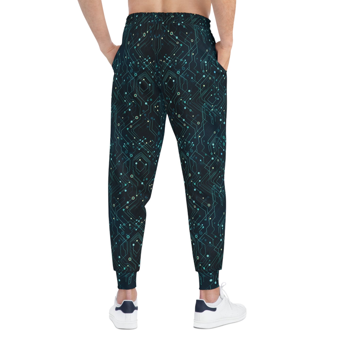 Cyber Connect Athletic Joggers Man Back