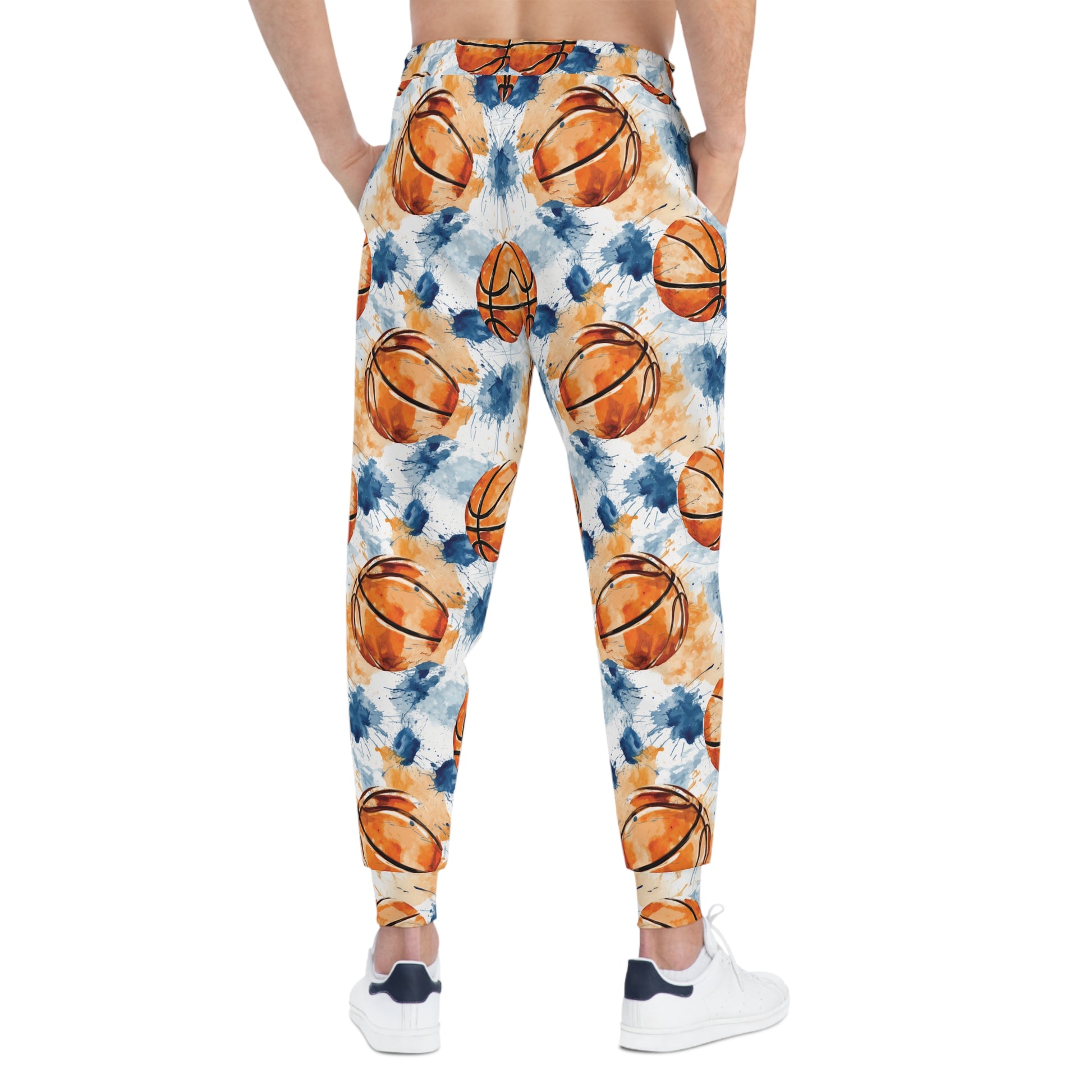 Basketball Fanatic Athletic Joggers Man Back