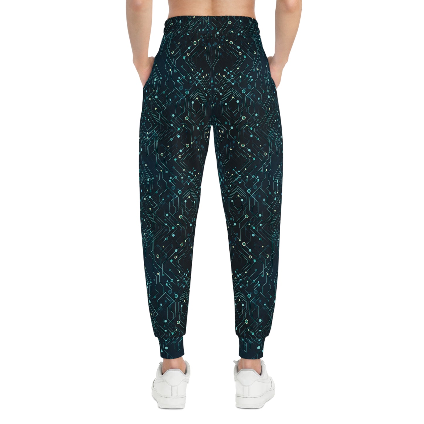 Cyber Connect Athletic Joggers Woman Back