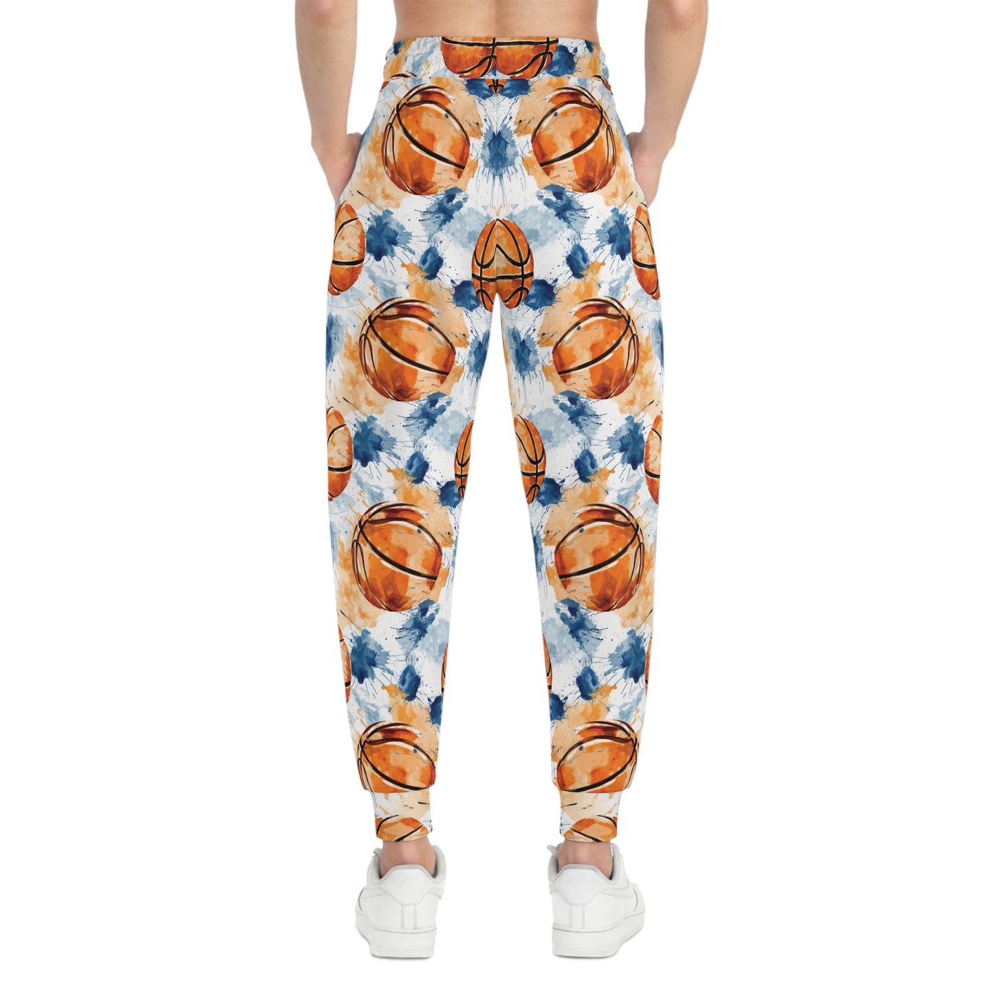 Basketball Fanatic Athletic Joggers Woman Back